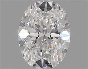 Picture of Natural Diamond 0.41 Carats, Oval with  Cut, E Color, VVS1 Clarity and Certified by GIA