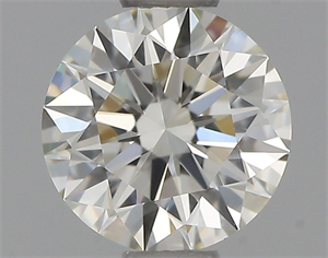 Picture of Natural Diamond 0.50 Carats, Round with Excellent Cut, I Color, VVS2 Clarity and Certified by IGI