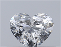 Natural Diamond 0.31 Carats, Heart with  Cut, E Color, VVS2 Clarity and Certified by GIA