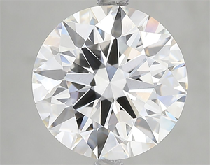Picture of Lab Grown Diamond 5.03 Carats, Round with Ideal Cut, E Color, VVS2 Clarity and Certified by IGI