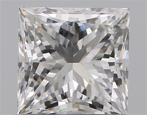 Foto Diamante Natural 0.72 quilates, Princesa , Color E, claridad VS1 y certificado GIA de
