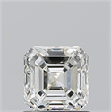 Diamante Natural 1.01 quilates, Asscher , Color I, claridad VS1 y certificado GIA