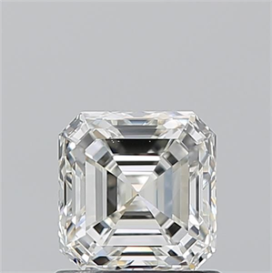 Foto Diamante Natural 1.01 quilates, Asscher , Color I, claridad VS1 y certificado GIA de