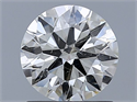Natural Diamond 1.13 Carats, Round with Excellent Cut, I Color, SI2 Clarity and Certified by IGI