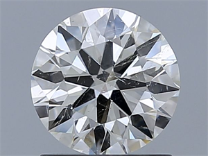 Picture of Natural Diamond 1.13 Carats, Round with Excellent Cut, I Color, SI2 Clarity and Certified by IGI