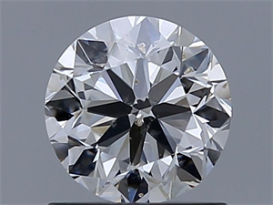 Picture of Natural Diamond 1.01 Carats, Round with Very Good Cut, F Color, SI2 Clarity and Certified by GIA