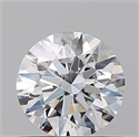 Natural Diamond 0.70 Carats, Round with Excellent Cut, F Color, SI1 Clarity and Certified by GIA