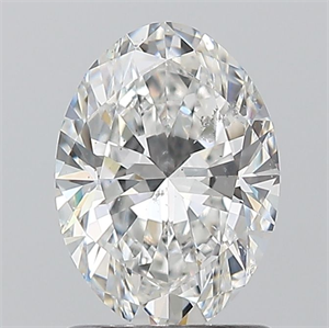 Foto Diamante Natural 1.20 quilates, Ovalado , Color E, claridad SI1 y certificado GIA de