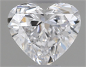 Natural Diamond 0.31 Carats, Heart with  Cut, D Color, VS2 Clarity and Certified by GIA