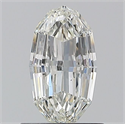Natural Diamond 0.90 Carats, Oval with  Cut, I Color, SI2 Clarity and Certified by GIA