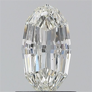 Picture of Natural Diamond 0.90 Carats, Oval with  Cut, I Color, SI2 Clarity and Certified by GIA