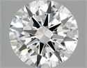 Del inventario de diamantes de laboratorio, 2.10 quilates, Redondo , Color F, claridad VVS2 y certificado IGI