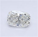 Natural Diamond 0.60 Carats, Cushion with  Cut, G Color, VVS2 Clarity and Certified by GIA