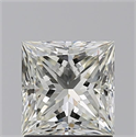 Natural Diamond 1.51 Carats, Princess with  Cut, L Color, VS1 Clarity and Certified by GIA