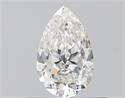 Natural Diamond 0.40 Carats, Pear with  Cut, F Color, VVS2 Clarity and Certified by GIA