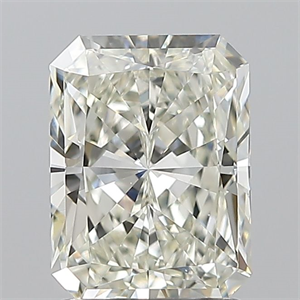 Foto Diamante Natural 1.71 quilates, Radiante , Color K, claridad VS2 y certificado GIA de