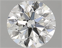 Diamante Natural 0.62 quilates, Redondo , Color I, claridad VS1 y certificado GIA