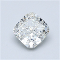 Natural Diamond 0.90 Carats, Cushion with  Cut, H Color, VS2 Clarity and Certified by GIA