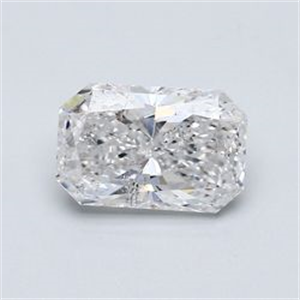 Foto Diamante Natural 1.51 quilates, Radiante , Color E, claridad I1 y certificado GIA de