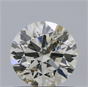 Natural Diamond 0.70 Carats, Round with Excellent Cut, I Color, I1 Clarity and Certified by IGI