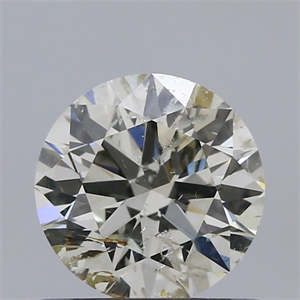 Picture of Natural Diamond 0.70 Carats, Round with Excellent Cut, I Color, I1 Clarity and Certified by IGI