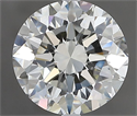 Natural Diamond 2.30 Carats, Round with Excellent Cut, H Color, VVS1 Clarity and Certified by IGI