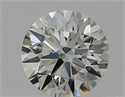 Natural Diamond 0.40 Carats, Round with Excellent Cut, H Color, VVS2 Clarity and Certified by GIA