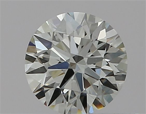 Picture of Natural Diamond 0.40 Carats, Round with Excellent Cut, H Color, VVS2 Clarity and Certified by GIA