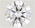 Natural Diamond 0.41 Carats, Round with Excellent Cut, F Color, VS1 Clarity and Certified by GIA