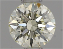 Diamante Natural 0.41 quilates, Redondo , Color M, claridad IF y certificado IGI