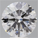 Lab Grown Diamond 5.52 Carats, Round with Ideal Cut, E Color, VVS2 Clarity and Certified by IGI