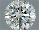 Natural Diamond 0.51 Carats, Round with Excellent Cut, L Color, VVS1 Clarity and Certified by GIA