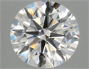 Lab Grown Diamond 3.61 Carats, Round with Ideal Cut, F Color, VS1 Clarity and Certified by IGI