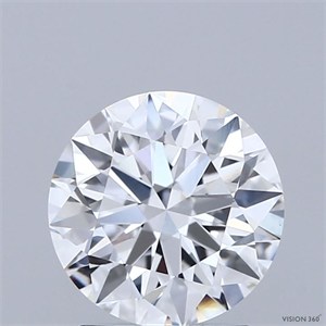 Picture of Lab Grown Diamond 2.00 Carats, Round with Ideal Cut, D Color, VVS2 Clarity and Certified by IGI