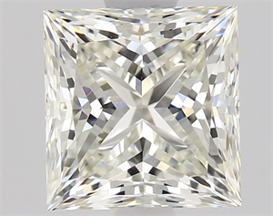 Picture of Natural Diamond 1.30 Carats, Princess with  Cut, K Color, VS1 Clarity and Certified by GIA