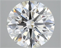 Lab Grown Diamond 3.01 Carats, Round with Ideal Cut, F Color, VS2 Clarity and Certified by IGI