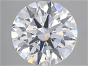 Lab Grown Diamond 2.52 Carats, Round with Ideal Cut, D Color, IF Clarity and Certified by IGI