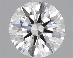 Picture of Natural Diamond 1.43 Carats, Round with Excellent Cut, E Color, VVS1 Clarity and Certified by GIA