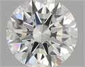 Diamante Natural 0.71 quilates, Redondo , Color H, claridad VVS1 y certificado GIA