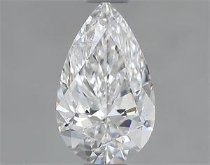 Picture of Natural Diamond 0.50 Carats, Pear with  Cut, D Color, VS2 Clarity and Certified by GIA