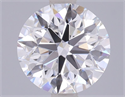Del inventario de diamantes de laboratorio, 2.05 quilates, Redondo , Color D, claridad IF y certificado IGI