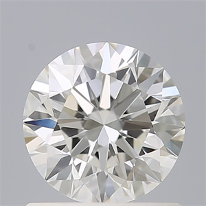 Picture of Natural Diamond 0.71 Carats, Round with Excellent Cut, H Color, IF Clarity and Certified by GIA