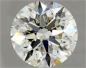 Diamante Natural 1.90 quilates, Redondo , Color I, claridad VVS1 y certificado HRD
