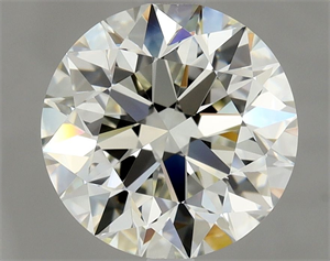 Picture of Natural Diamond 1.90 Carats, Round with Excellent Cut, I Color, VVS1 Clarity and Certified by HRD