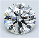Diamante Natural 4.46 quilates, Redondo , Color I, claridad SI1 y certificado GIA