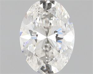 Picture of Natural Diamond 0.71 Carats, Oval with  Cut, G Color, I1 Clarity and Certified by GIA
