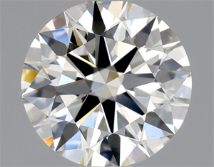 Picture of Natural Diamond 1.01 Carats, Round with Excellent Cut, J Color, IF Clarity and Certified by GIA