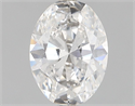 Natural Diamond 1.01 Carats, Oval with  Cut, F Color, SI1 Clarity and Certified by GIA