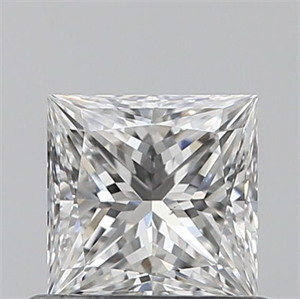 Foto Diamante Natural 0.61 quilates, Princesa , Color G, claridad VS2 y certificado GIA de