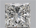 Natural Diamond 1.30 Carats, Princess with  Cut, G Color, SI2 Clarity and Certified by GIA